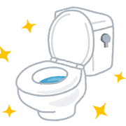 きれいなトイレのイラスト