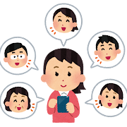 SNSのイラスト