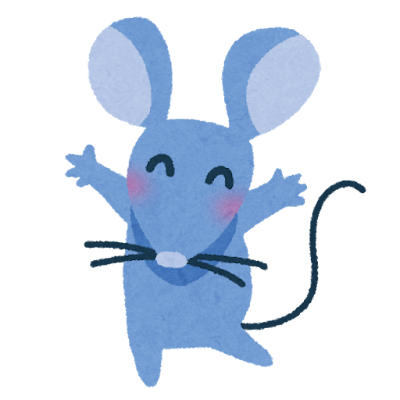 ネズミのイラスト・子年