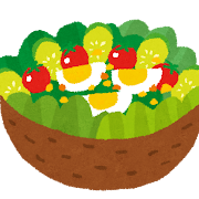 サラダのイラスト