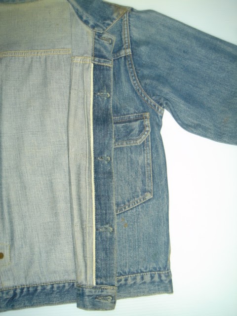 前立てボタンホール側裏セルビッジ