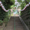 筑土八幡神社,鳥居,階段〈著作権フリー無料画像〉Free Stock Photos