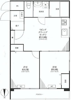 ベラビスタ信濃町の間取図