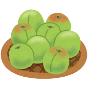 青梅のイラスト