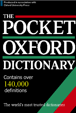 Download Pocket Oxford English Dictionary.