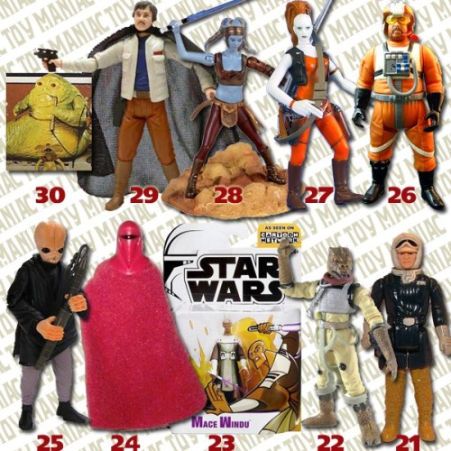 Top 100 Star Wars Figures - Mania.com<br />