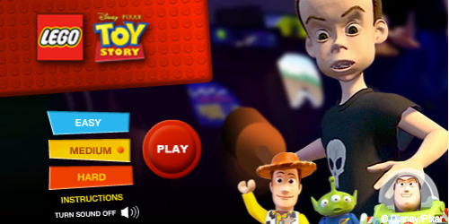 LEGO.com Toy Story : Home - Alien Game<br />