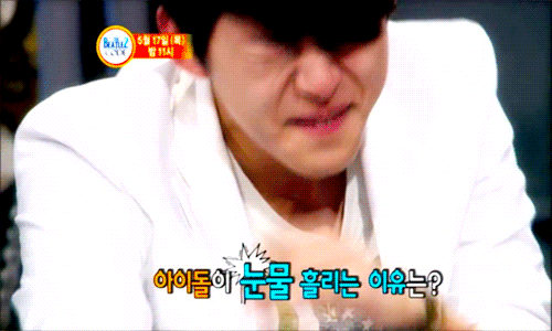 oh our baby maknae..why are you crying???