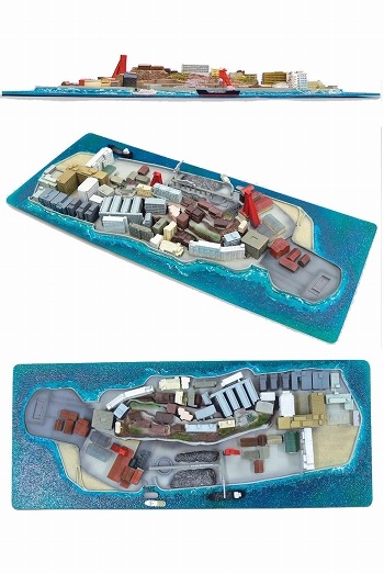 軍艦島●塗装済み完成品　青島文化教材社<br />