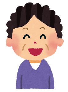 おばさんのイラスト（中年女性）４