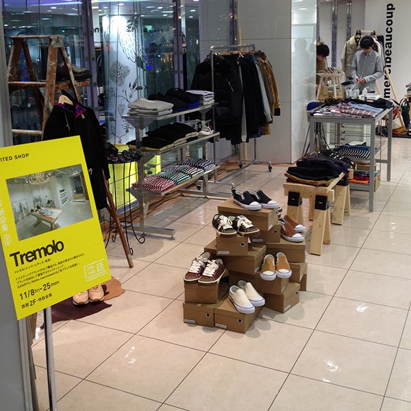 Tremolo Pop Up Store In 名古屋 Parco Tremoloのブログ
