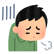 ガッカリしている人のイラスト(男性)