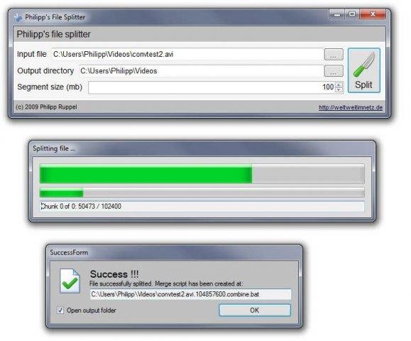 CSV splitter (divide large CSV files).