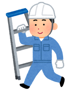 脚立作業員