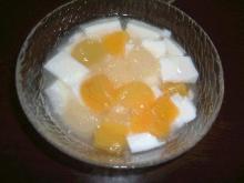 フルーツ杏仁豆腐