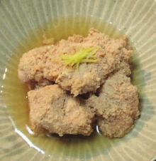 生鱈子の煮付け