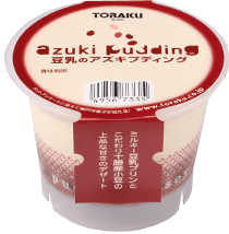豆乳のアズキプディング