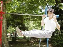 らくらく　「片手懸垂」