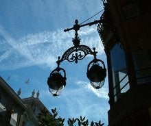 グラシア地区の街灯