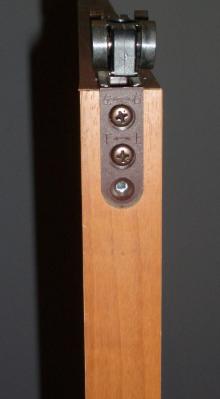 U溝加工金具取付後