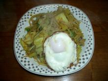 野菜炒めカレー