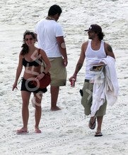 Britney & Kevin Toss A Football On Beach