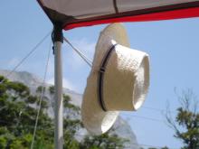 キャンプ場にて