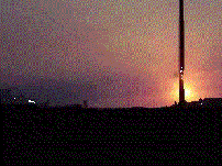 夕日