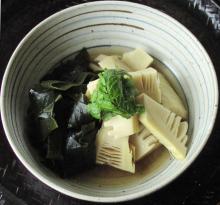 竹の子！とワカメ