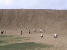 日記/鳥取オフ 砂の断崖