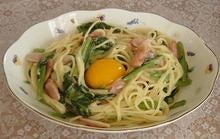 ほうれん草クリームパスタ