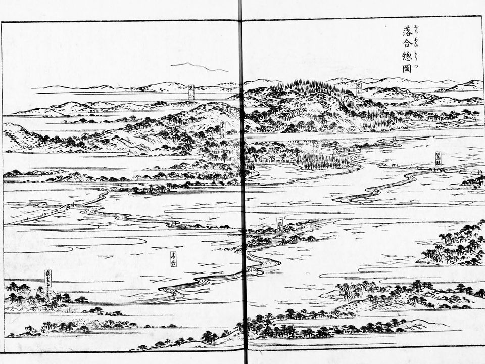 江戸名所図会 落合惣図 メタボンのブログ