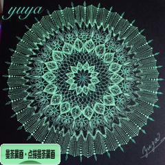 にほんブログ村 美術ブログ 曼荼羅画・点描曼荼羅画へ