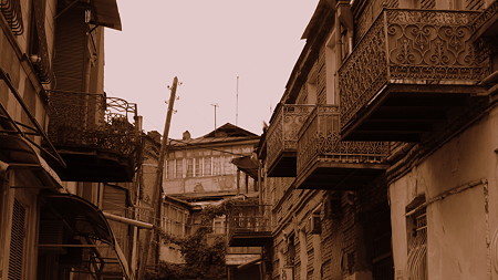 グルジア　トビリシの旧市街