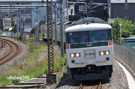 ****M「試運転」　185系チタB7編成