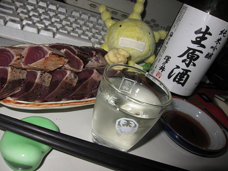 澤乃井　純米吟醸　生原酒（・ω・）□