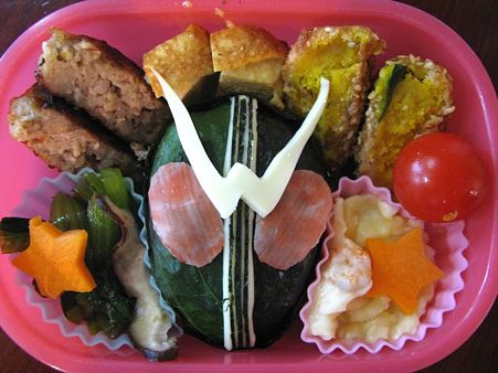 娘用の仮面ライダーW（ダブル）弁当