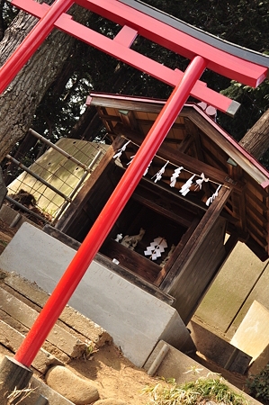 お稲荷さんがあった