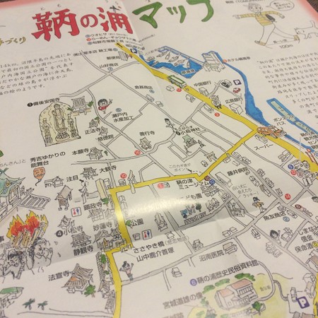 鞆の浦イラストマップ
