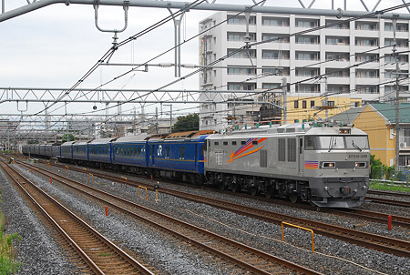 0924-02：2ﾚ｢北斗星｣　EF510509+24系