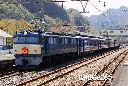 EF6019「EL碓氷号」　横川駅にて。