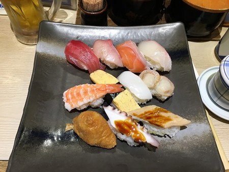 大阪　魚心　寿司 (4)