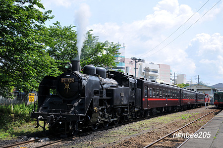 6001ﾚ「SLもおか号」　C11325+50系3B