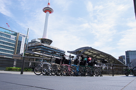 京都駅にて集合です