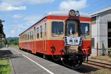 大多喜駅で発車待ちのｷﾊ52 125 0709-139