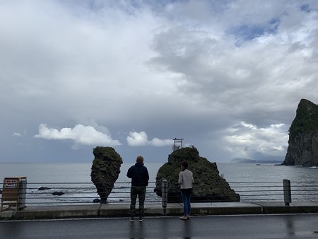 えびす岩と大黒岩＠北海道一人旅