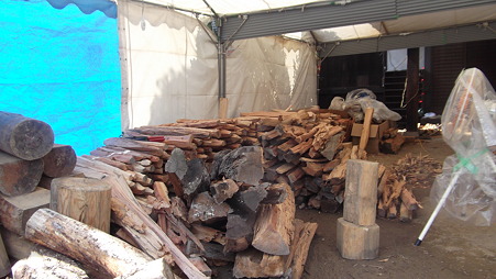 お手火神事／準備