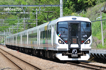 5004M「かいじ104号」　E257系　M-104編成