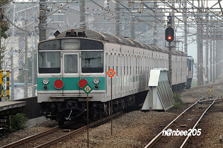 配9651ﾚ　EF641031+203系(ﾏﾄ55)10B　1015B-019