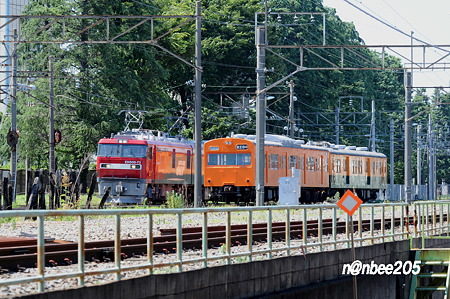 EH500-73 東芝府中　試運転中　0717-136